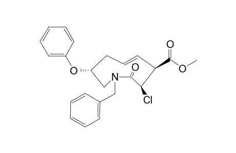 (PS)-(E)-(3R,4S,8R)-N-BENZYL-3-CHLORO-4-METHOXYCARBONYL-8-(PHENOXY)-2,3,4,7,8,9-HEXAHYDRO-1H-AZONIN-2-ONE;AMIDE-CONFORMATION-A