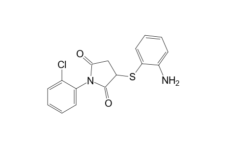 2-[(o-aminophenyl)thio]-N-(o-chlorophenyl)succinimide