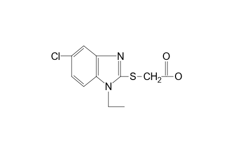 [(5-chloro-1-ethylbenzimidazol-2-yl)thio]acetic acid