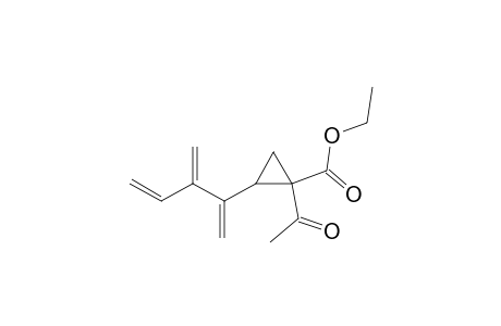 Cyclopropanecarboxylic acid, 1-acetyl-2-[1,2-bis(methylene)-3-butenyl]-, ethyl ester