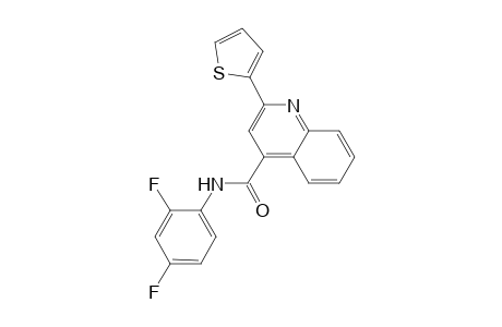 N-(2,4-difluorophenyl)-2-(2-thienyl)-4-quinolinecarboxamide