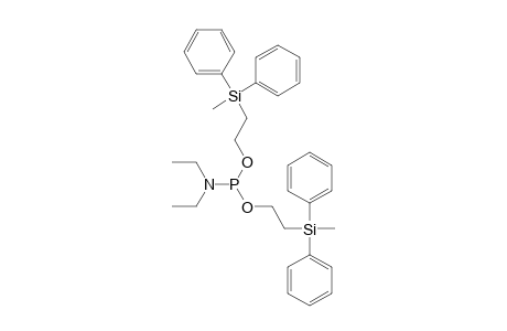 BIS-[2-(METHYL-DIPHENYLSILYL)-ETHYL]-N,N-DIETHYL-PHOSPHORAMIDITE