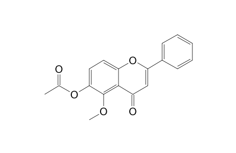 6-Hydroxy-5-methoxyflavone, acetate