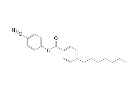 4-Cyanophenyl 4-heptylbenzoate