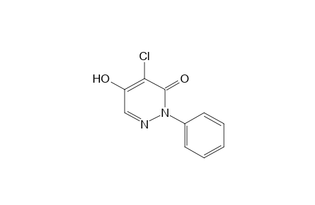 4-chloro-5-hydroxy-2-phenyl-3(2H)-pyridazinone