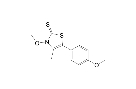 N-(METHOXY)-5-(PARA-METHOXYPHENY)-4-METHYLTHIAZOLE-2(3H)-THIONE