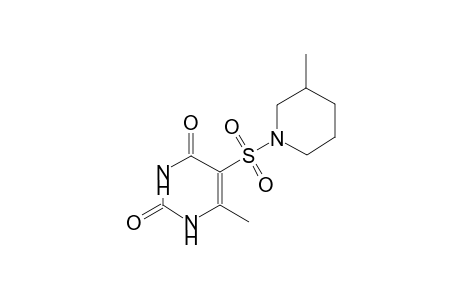 6-methyl-5-[(3-methyl-1-piperidinyl)sulfonyl]-2,4(1H,3H)-pyrimidinedione
