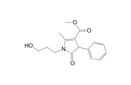 Methyl 4-phenyl-N-(3-hydroxypropyl)-2-methyl-5-oxo-2-pyrrolin-3-carboxylate