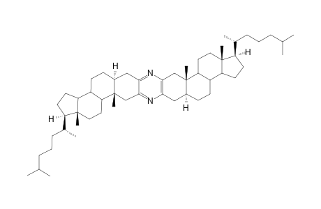 Pyrazino[2',3' : 2,3 ; 5',6' : 2,3]bis(5.alpha.-cholestane)