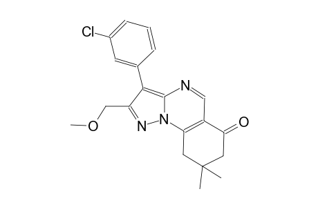 pyrazolo[1,5-a]quinazolin-6(7H)-one, 3-(3-chlorophenyl)-8,9-dihydro-2-(methoxymethyl)-8,8-dimethyl-