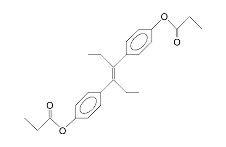 STILBENEDIOL, 4,4'-, A,A'-DIETHYL-, DIPROPIONATE, trans-,