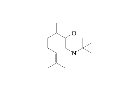 1-(Tert-butylamino)-3,7-dimethyloct-6-en-2-ol