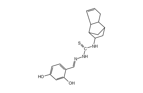 beta-RESORCYLALDEHYDE, 4-(3alpha,4,5,6,7,7alpha-HEXAHYDRO-4,7-METHANOINDEN-5-YL)-3-THIOSEMICARBAZONE