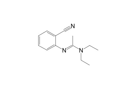 N,N-Diethyl-N'-(2'-cyanophenyl)acetamidine