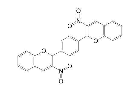 3-Nitro-2-[4-(3-nitro-2H-1-benzopyran-2-yl)phenyl]-2H-1-benzopyran