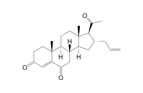 16-ALPHA-ALLYL-6-DEHYDRO-6-OXO-PROGESTERONE