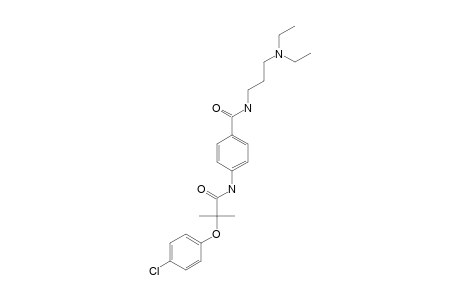 2-(p-chlorophenoxy)-4'-{[3-(diethylamino)propyl]carbamoyl}-2-methylpropionanilide