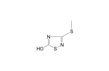 3-(methylthio)-1,2,4-thiadiazol-5-ol