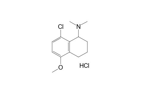 8-chloro-N,N-dimethyl-5-methoxy-1,2,3,4-tetrahydronaphthalene, hydrochloride