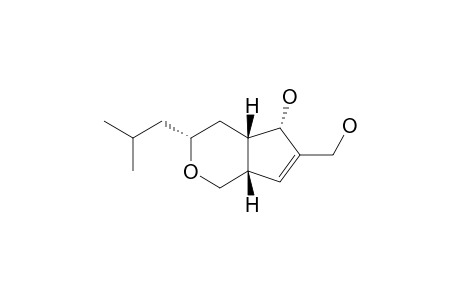 (3R,4aS,5S,7aS)-3-isobutyl-6-methylol-1,3,4,4a,5,7a-hexahydrocyclopenta[c]pyran-5-ol