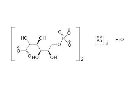 D-GLUCONIC ACID, 6-(DIHYDROGEN PHOSPHATE), BARIUM SALT (2:3), HYDRATED