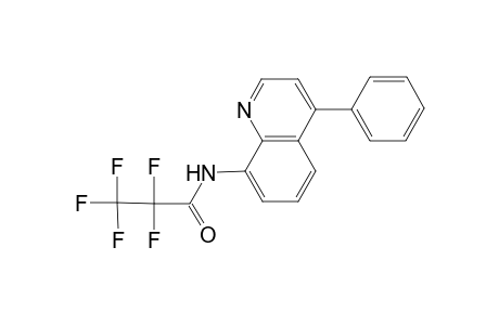 Propanamide, 2,2,3,3,3-pentafluoro-N-(4-phenylquinolin-8-yl)-