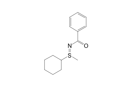 N-Benzoyl cyclohexylmethylsulfimide