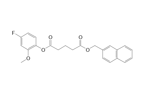 Glutaric acid, naphth-2-ylmethyl 4-fluoro-2-methoxyphenyl ester