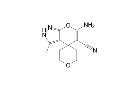 6'-amino-3'-methyl-2,3,5,6-tetrahydro-2'H-spiro[pyran-4,4'-pyrano[2,3-c]pyrazole]-5'-carbonitrile