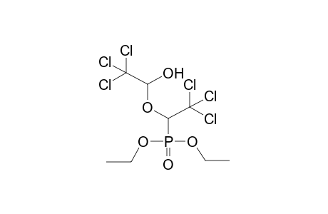 DIETHYL ALPHA-(1-HYDROXY-2,2,2-TRICHLOROETHOXY)-BETA,BETA,BETA-TRICHLOROETHYLPHOSPHONATE