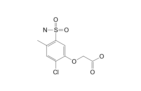 [(2-chloro-5-sulfamoyl-p-tolyl)oxy]acetic acid