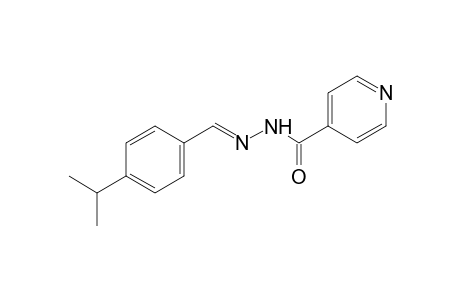 isonicotinic acid, (p-isopropylbenzylidene)hydrazide