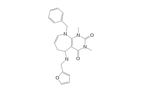 9-BENZYL-5-FURFURYLAMINO-1,3-DIMETHYL-6,9-DIHYDRO-5H-PYRIMIDO-[4,5-B]-AZEPINE-2,4-(1H,3H)-DIONE