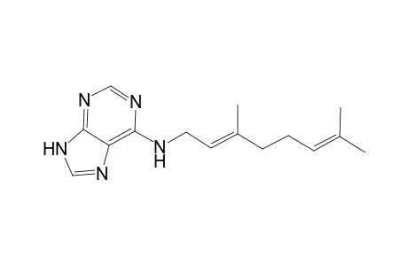 1H-Purin-6-amine, N-(3,7-dimethyl-2,6-octadienyl)-, (E)-