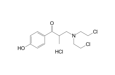 3-[bis(2-chloroethyl)amino]-4'-hydroxy-2-methylpropiophenone, hydrochloride