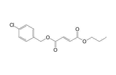 Fumaric acid, 4-chlorobenzyl propyl ester