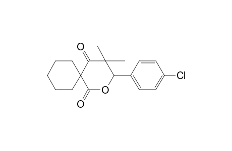 3-(4-Chlorophenyl)-4,4-dimethyl-2-oxaspiro[5.5]undecane-1,5-dione