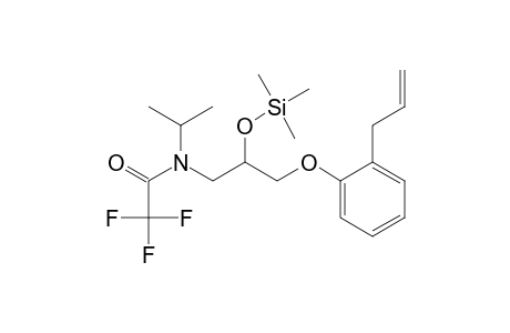 N-(trifluoroacetyl)-O-(trimethylsilyl)alprenolol