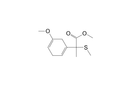 1,4-Cyclohexadiene-1-acetic acid, 5-methoxy-.alpha.-methyl-.alpha.-(methylthio)-, methyl ester, (.+-.)-