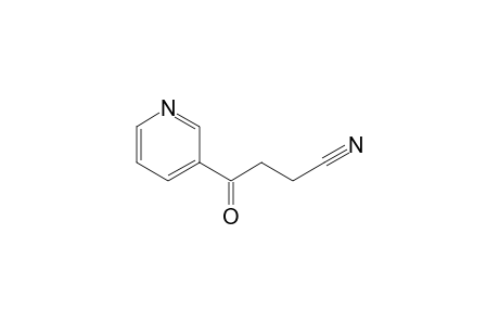 3-Pyridinebutanenitrile, gamma-oxo-