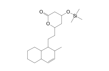 4-Hydroxy-6-[2-(2-methyl-1,2,4A,5,6,7,8,8A-octahydronaphthalen-1-yl)ethyl]oxan-2-one, tms