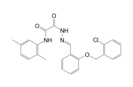 N'-[(E)-[2-(2-chlorobenzyl)oxybenzylidene]amino]-N-(2,5-dimethylphenyl)oxamide