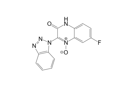 3-(1H-Benzotriazol-1-yl)-6-fluoroquinoxalin-2(1H)-one 4-Oxide
