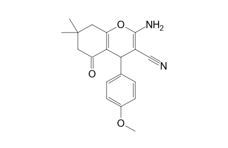 2-AMINO-3-CYANO-5,6,7,8-TETRAHYDRO-7,7-DIMETHYL-4-(2'-METHOXYPHENYL)-5-OXO-4H-BENZOPYRAN