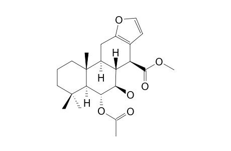 METHYL-6-ALPHA-ACETOXY-7-BETA-HYDROXY-VOUACAPAN-17-BETA-OATE