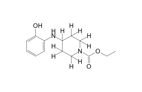 4-(o-hydroxyanilino)-1-piperidinecarboxylic acid, ethyl ester