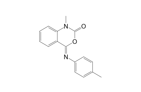 (Z)-1-METHYL-4-(4-TOLYLIMINO)-1,4-DIHYDRO-2H-3,1-BENZOXAZIN-2-ONE