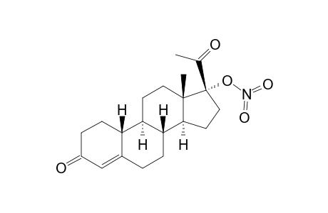 19-NOR-PREGN-4-ENE-3,20-DIONE-17.ALPHA.-NITRATE