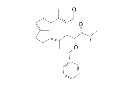 2-Isopropyl-2-[3',7',11',15'-tetramethyl-13'-benzyloxy-14'-oxo-2',6',10'-hexadecatrienal