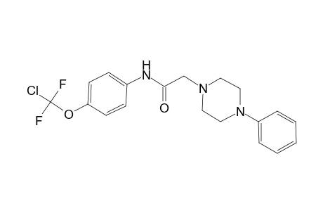 Acetamide, N-[4-(chlorodifluoromethoxy)phenyl]-2-(4-phenylpiperazin-1-yl)-